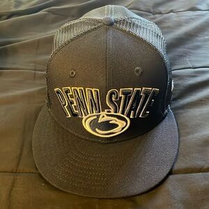 Penn state snap back hat.